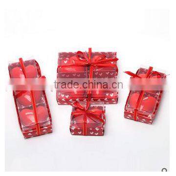 Wedding or Confession Heart Design Candle photo-3