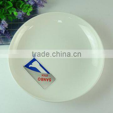 New design restaurant ceramic salad plate wholesale white porcelain round plate