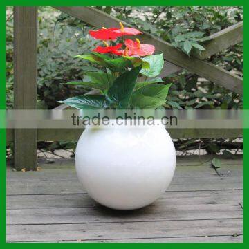 FO-186 Round fiberglass pots for decor