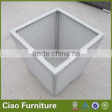 Foshan Outdoor Funrniture Pot Flower Pot With Rattan photo-3