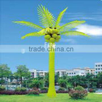 Indoor|outdoor Artificial Green Flashing LED Lighted up Artificial Plant Date Palm Trees With Bark photo-6