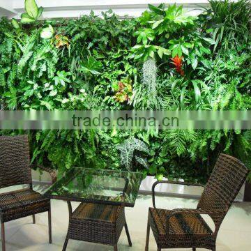 Anti UV/fire fake plant wall decoration artificial succulent plant wall subtropical plant wall