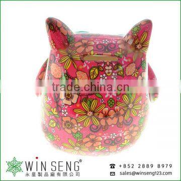 OEM Welcome Crafts Gift Owl Shape Ceramic Animal Money Bank for Decoration photo-3