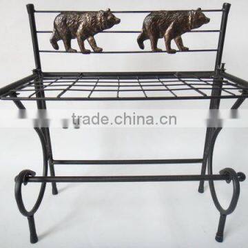 Animal Design Metal Towel Holder Bathroom Tissue Towel Rack photo-3