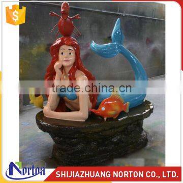 Life size beautiful resin mermaid statue for sale NTRS-063LI