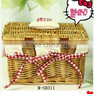 Christmas Empty Wicker Basket Wholesale photo-3