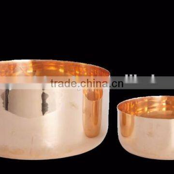 copper plated pet bowl