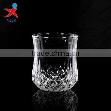 Unique whisky glass cup, handmade glass cup for drinking