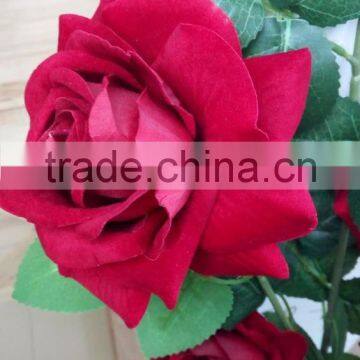 Artificial Single Red Rose in Factory Price Good Quality photo-2