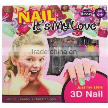 New design water transfer creative nail art for girls