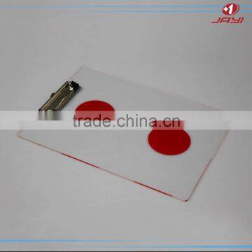 Wholesale Customize Office Stationery A3 A4 A5 Acrylic Plastic Clip Board With Metal Clip photo-5