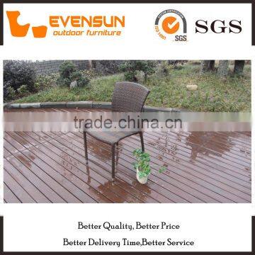 PE Rattan Plastic Chair Without Arm photo-3