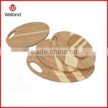 voal shaped wood pizza cutting board