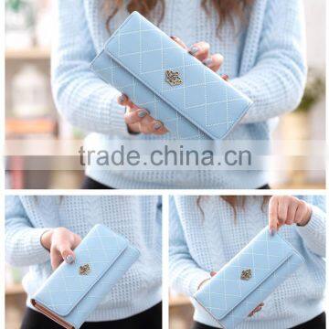 Wholesale Lovely Fashion Lady's Clutch Long Purse Leather Wallet Bag Men Cltch Handbag photo-5