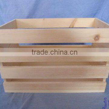 Nature Color Pine Wood Crates Wholesale photo-2