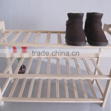 Homemade Solid Pine Wood Shoe Rack Furniture