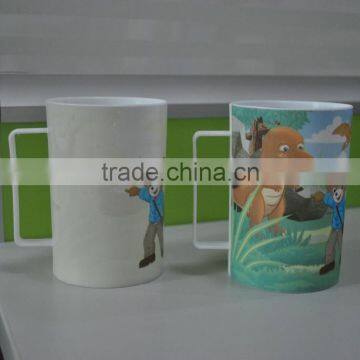 Kids Use Food Grade Plastic Mugs With Handles for Promotional photo-2