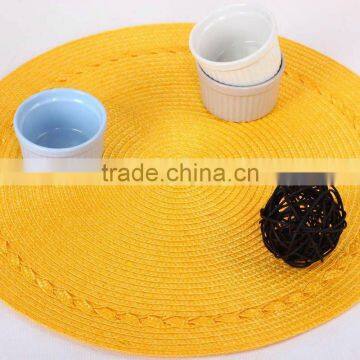 bright yellow eco placemats