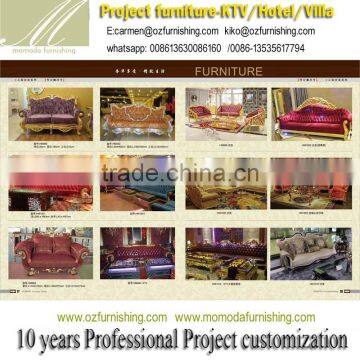 Luxury Sofa Set of Antique Living Room Set Furniture for Project Furniture photo-2