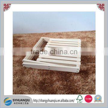 Japanese Feature High Quality Polished Folding Wooden Storage Shelf photo-4