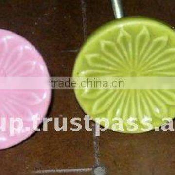 round ceramic furniture knobs