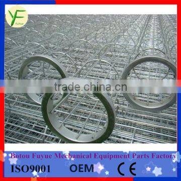 Filter bag cage of galvanized steel for baghouse dust collector