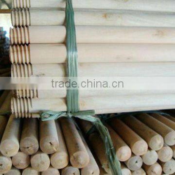 factory direct sales eucalyptus natural wooden broom stick handle