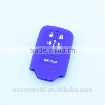 6 Button Fob Silicone Rubber Car Key Covers for Honda photo-4