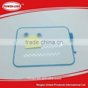 8.5*11'' Magnetic Whiteboard With Two 30mm Flower Shaped Magnets,two Rubber Magnets &one Marker photo-2