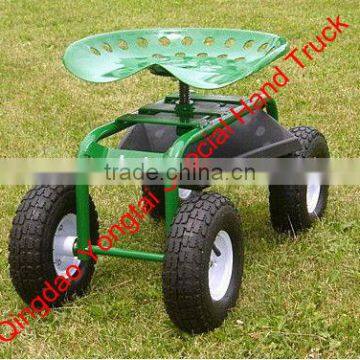 Rolling 4 Wheeled Garden Work Seat photo-5