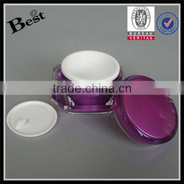 Different Size Special Shape Blue Skin Bleaching Cream Acrylic Jar Cosmetic Acrylic Cream Plastic Jar Wholesale Cost Price photo-4