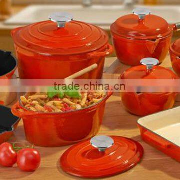 4 CAST IRON ENAMELED COOKWARE ITEMS IN USA/EU/CANADA photo-3