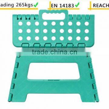 22cm height outdoor interior high quality plastic folding stool