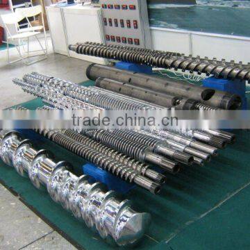 china manufacture conical twin screw barrel cylinder for plastic processing extruder