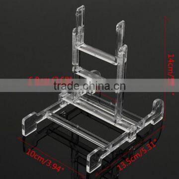 Clear Adjustable Easel Display Stand 3''-5'' Plate Bowl Photo Frame Book Artwor photo-3