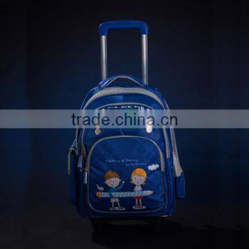 2014 new launched products popular fashion kids trolley school bag