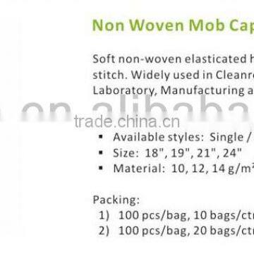 Disposable Non Woven Mob Clip Cap,disposable Non Woven Mob Clip With Elastic,non Woven Mob Cap photo-4