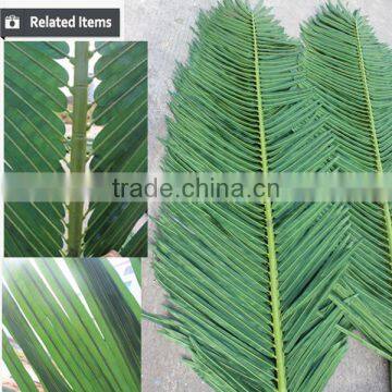 High Quality Outdoor Plastic Artificial Plam Tree Leaves photo-3