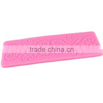 Strip of Fondant Lace Silicone Mold Printing Tool DIY Baking Cake Lace Heart-shaped Tool 1688 Agent photo-2