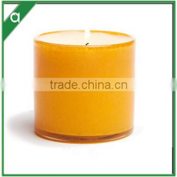 White Tea Colored flameless small candles making for weddings