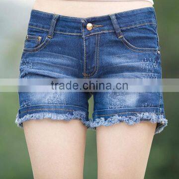 Hot Sale Distressed Girls Denim Shorts