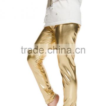 2016 Newest Hot Selling Top Quality Design Imitation Leather Leggins Fitness Baby Leggings Sweet Child Pants photo-5