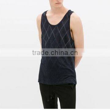 Men's Tank Top, 100% Cotton, New Design for Summer photo-5