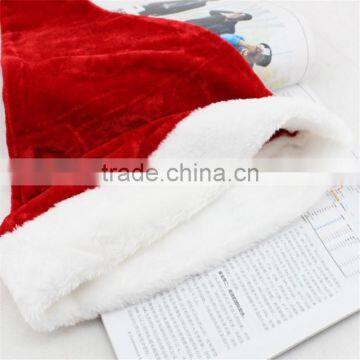 Decoration Red and White Ornament Santa Clause Christmas Hats Handmade Christmas Santa Hat photo-3