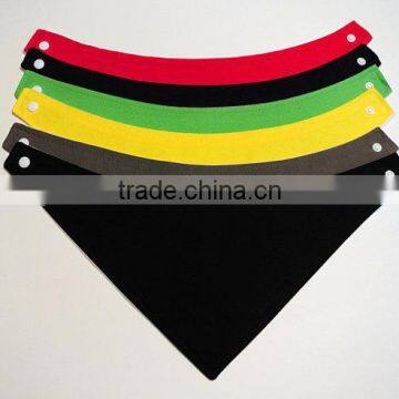 Hot sale multicolorful baby plain bibs plain cotton baby bibs wholesale price