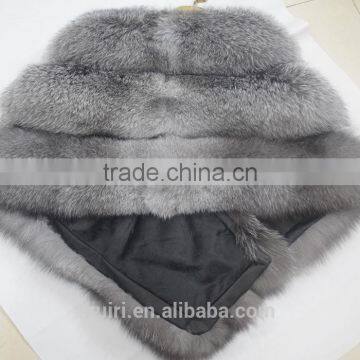High-grade Winer Women Fur Coat Real Sliver FOX Fur Wrap photo-3