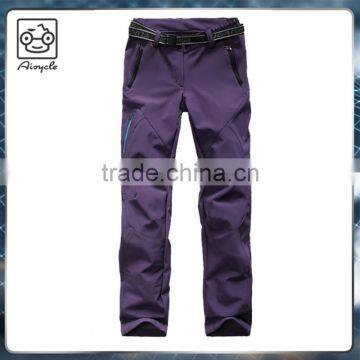 Custom snow women's hiking softshell pants