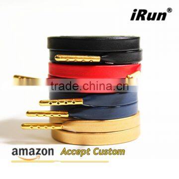 Brand Red Sheepskin Shoes Dress Laces Customized Length 24" 27" 30" 36" 45" 54" 63" 72" Sheepskin Leather Lace Luxury Shoe Laces photo-4