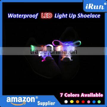 Christmas Night Crazy Shoe Laces Flashing Led Shoelaces Light Up Shoelace Glow In The Dark - Top Quality LED White Shoelaces photo-5