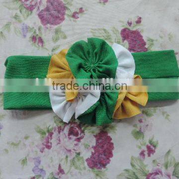 2016 Newest and Fashion Elastic Hair Band,three Flower Shape Headband,bright Colorful Hair Band With Elastic photo-3